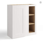White Shaker 30" H Wall Blind Cabinet