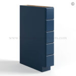 Navy Blue Shaker Base Spice Cabinet with 5 Drawers
