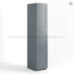 Gray Shaker 18" W Two Single Door Utility Pantry Cabinet