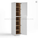 White Shaker 18" W Two Single Door Utility Pantry Cabinet - Image 2