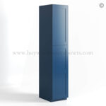 Navy Blue Shaker 18" W Two Single Door Utility Pantry Cabinet