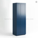 Navy Blue Shaker 24" W Two Double Door Utility Pantry Cabinet