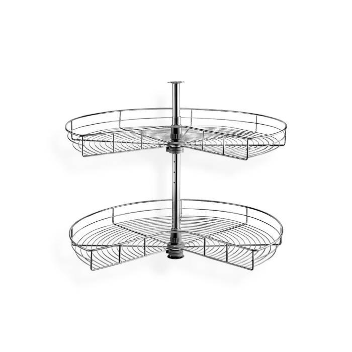 Blue Shaker Chrome Tray