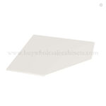 Charleston White Raised Panel Corner Sink Front Floor