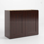 Shaker Espresso 24 H Double Door Wall Cabinet