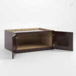 Shaker Espresso 33 W Refrigerator Wall Cabinet 24 Deep image 1