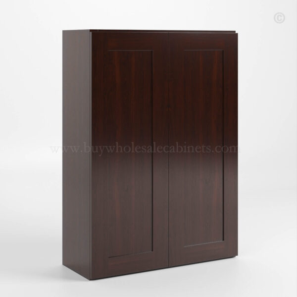 Shaker Espresso 42 H Double Door Wall Cabinet