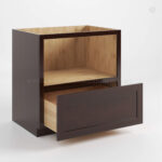 Shaker Espresso Microwave Base Cabinet image 1