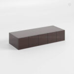 Shaker Espresso Wall Spice Drawer