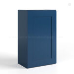 Navy Blue Shaker 36 H Single Door Wall Cabinet