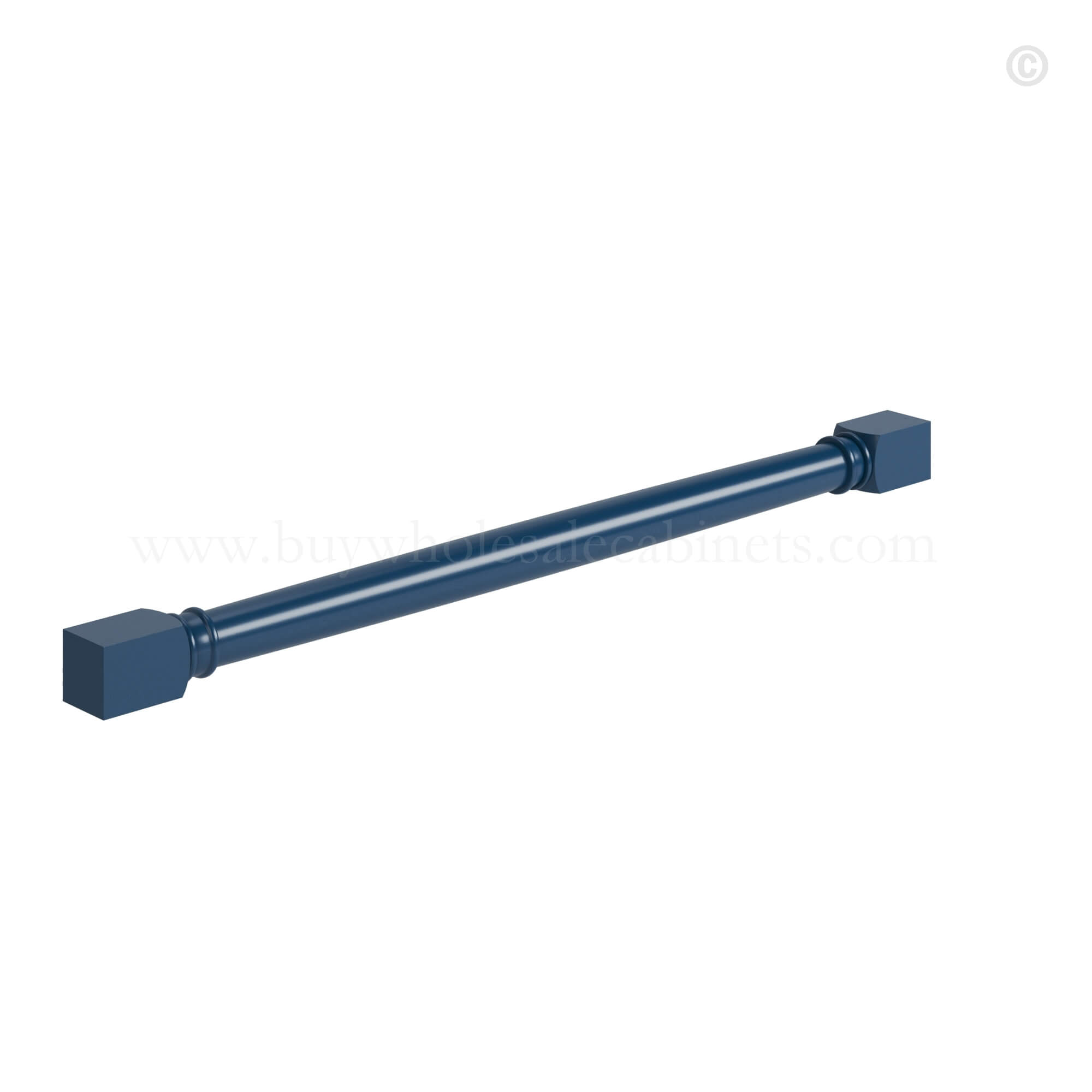 Navy Blue Shaker Classic Decorative Leg