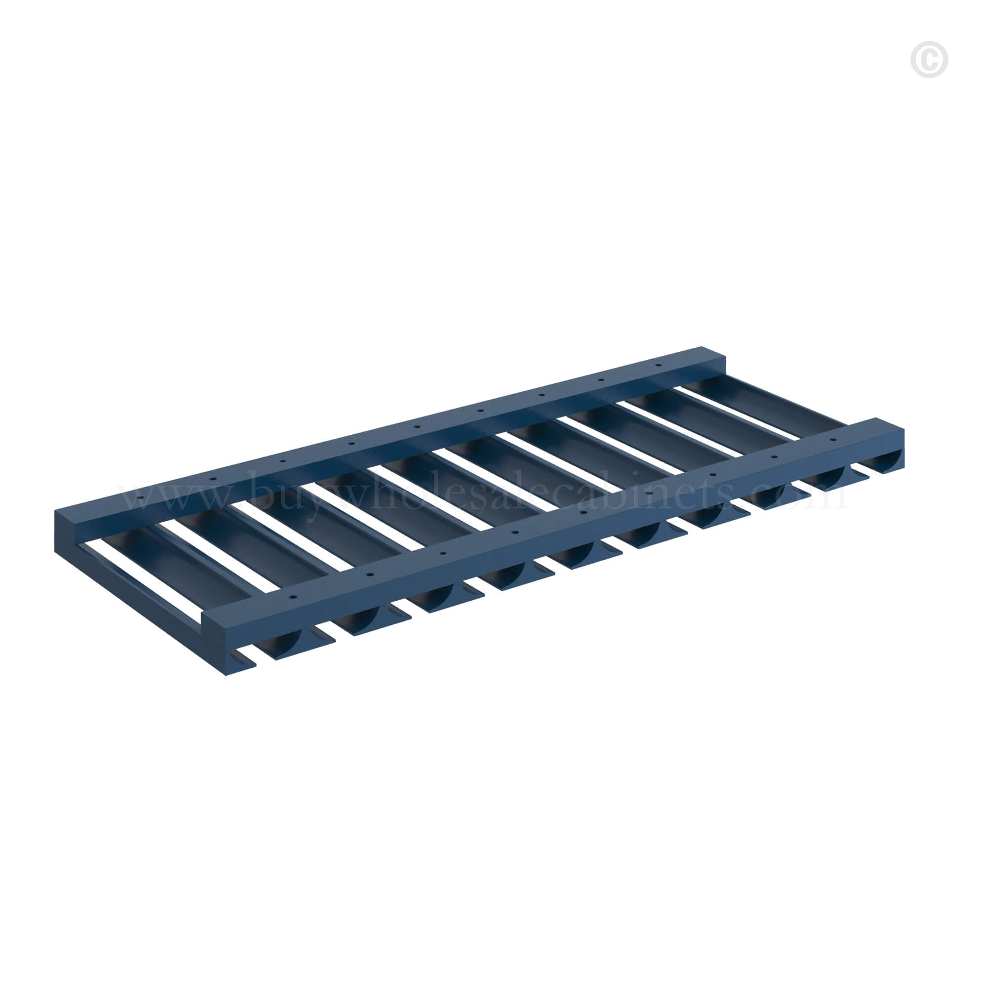 Navy Blue Shaker Glass Holder