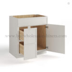Dove White Slim Shaker Vanity Combo with Drawers - Image 2