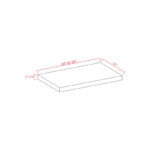 Dove White Slim Shaker Floating Shelf - Image 2