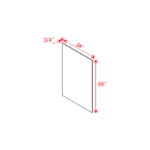 Dove White Slim Shaker Shelf Board - Image 2