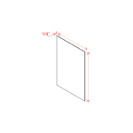 Slim shaker Tall Skin Veneer Panel