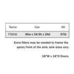 Slim Shaker Green Farm House Sink Base Cabinet - Image 5