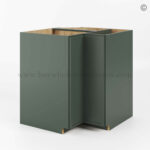 Slim Shaker Green Base Lazy Susan Cabinet