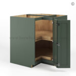 Slim Shaker Green Base Lazy Susan Cabinet - Image 2