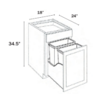 base trash cabinet, rta cabinets, wholesale cabinets