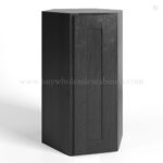 Charcoal Black Shaker Wall Diagonal Corner 24"W, 12"D