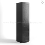 Charcoal Black Shaker Vanity Linen Cabinet