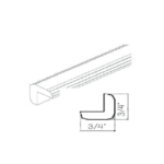Slim Shaker Green Outside Corner Molding - Image 2