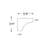 Slim Shaker Green Cove Molding - Image 2