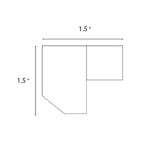 Slim Shaker Green Light Rail Molding - Image 2