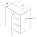 Frameless Blind Corner Wall Cabinet, rta cabinets, wholesale cabinets