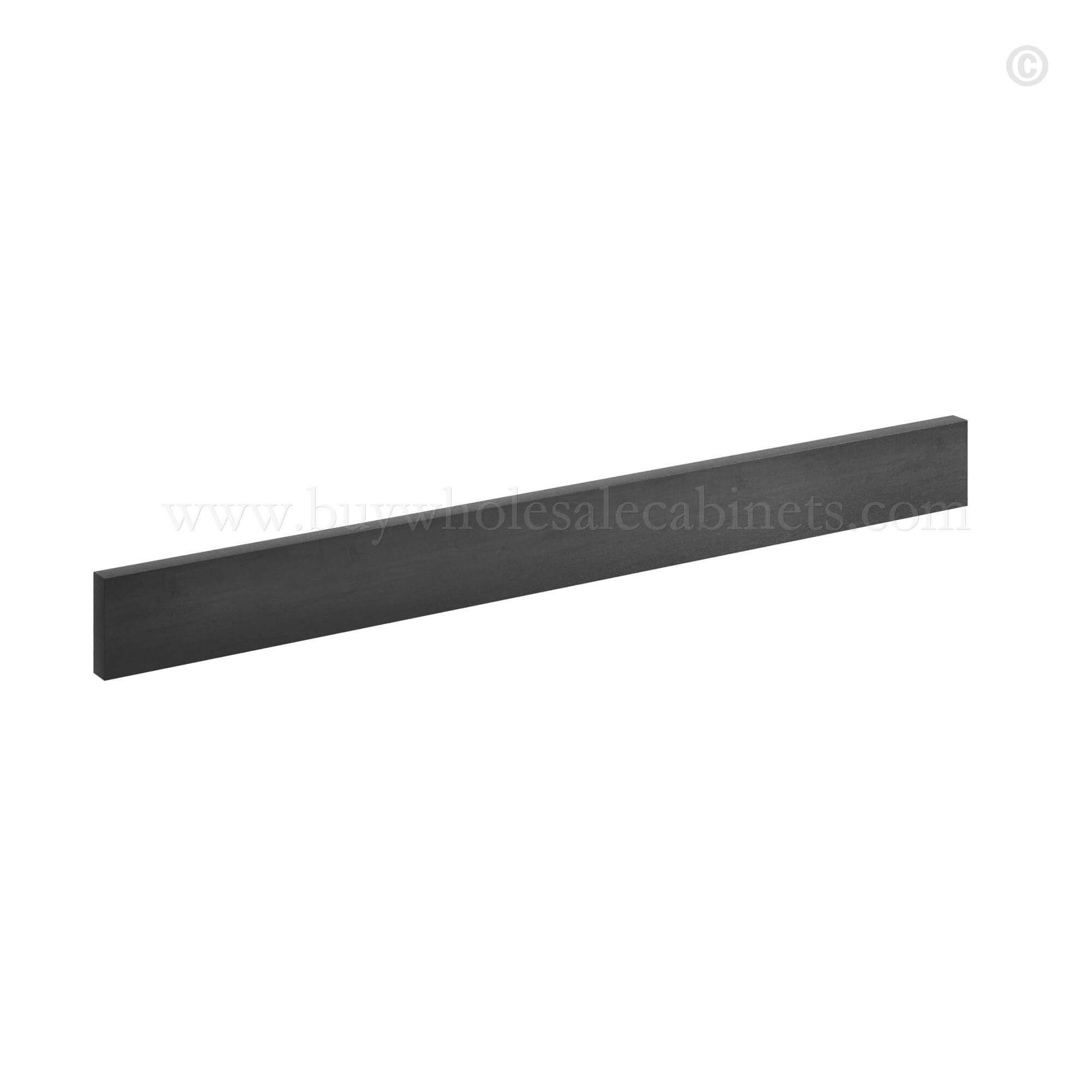 charcoal black shaker toe kick, rta cabinets, wholesale cabinets
