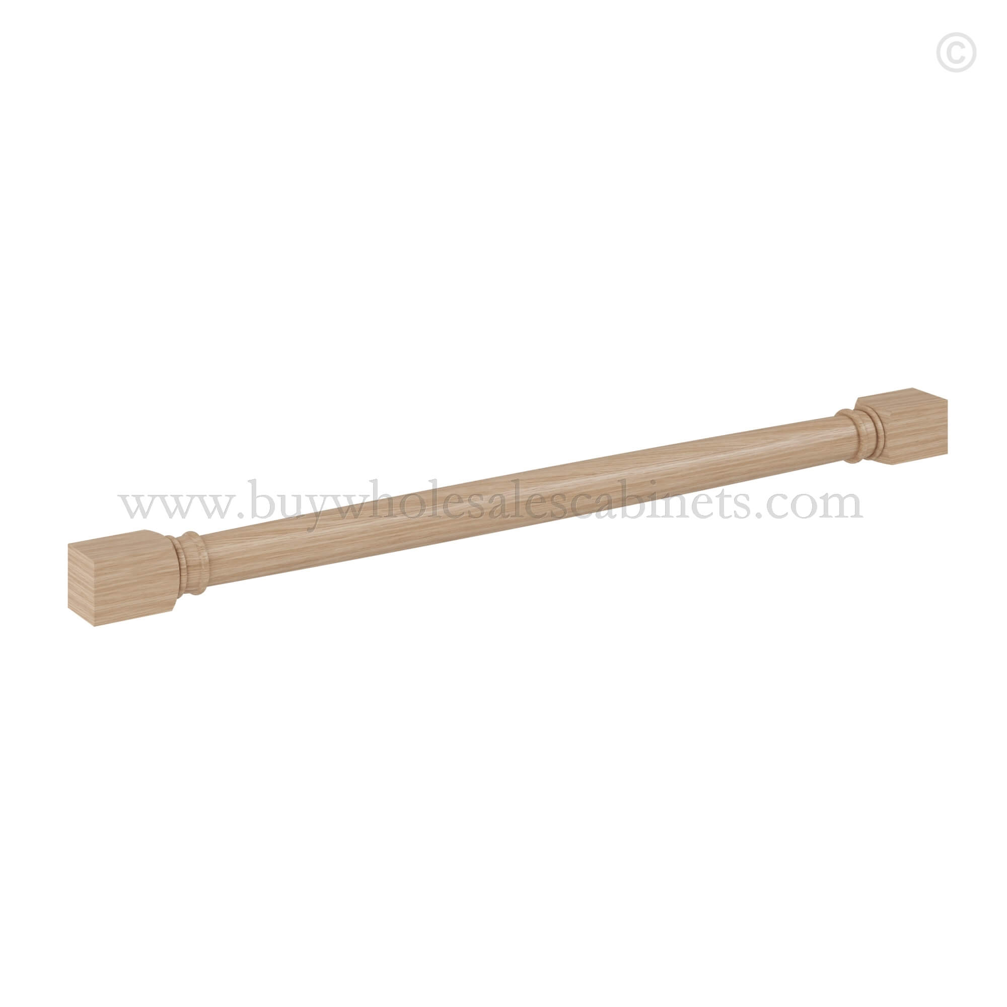 Slim Oak Shaker Classic Decorative Leg