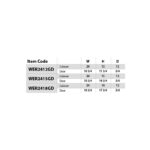 Slim Oak Shaker Easy Reach Wall Cabinet with Glass Door - Image 4