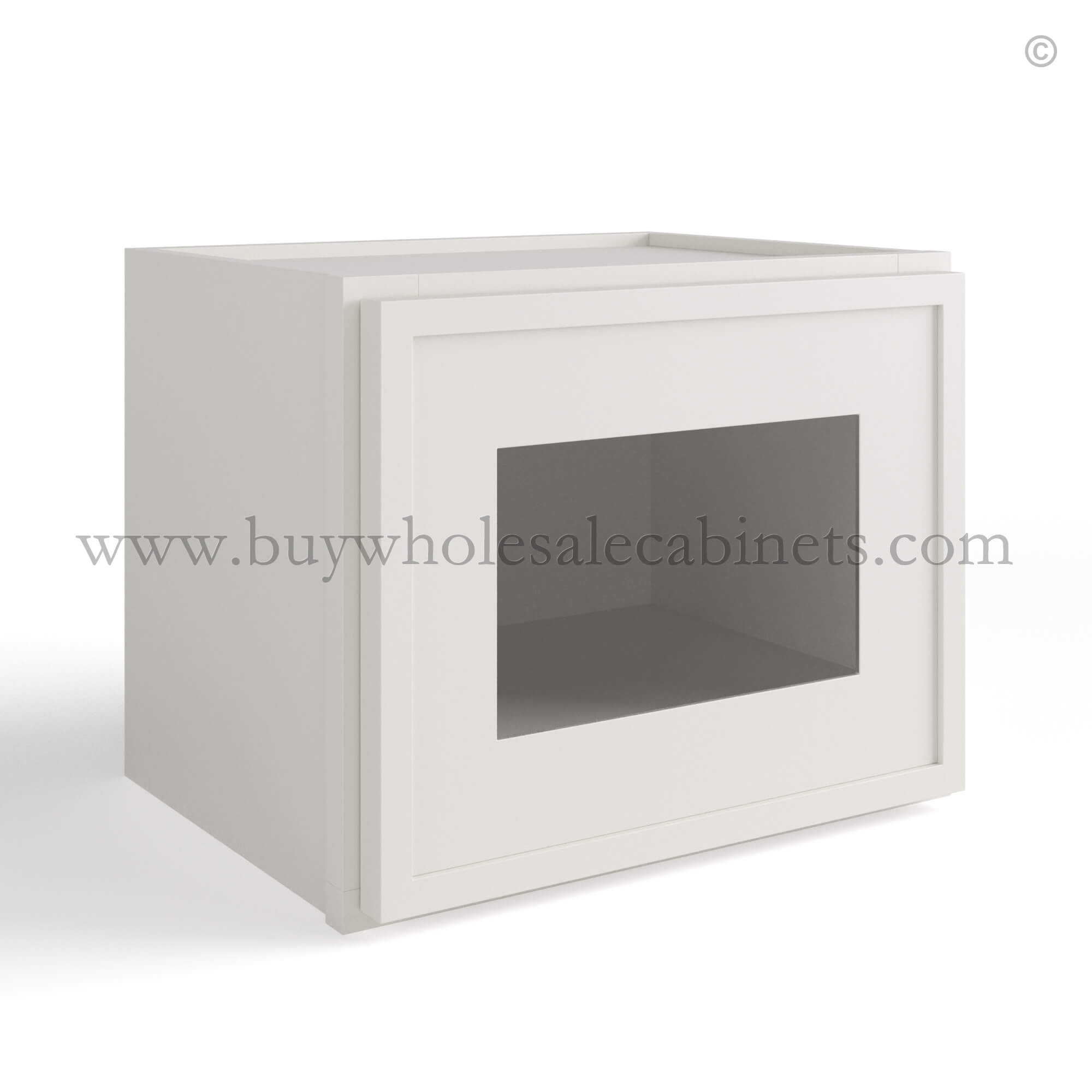 slim white cabinets
