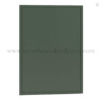 green cabinets