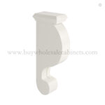 Charleston White Raised Panel Corbel 12 3/4″H