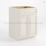 Charleston White Raised Panel Sink Base 27”