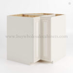 Charleston White Raised Panel Easy Reach Base Cabinet