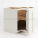 Charleston White Raised Panel Easy Reach Base Cabinet - Image 2