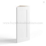 White Shaker 12 W Angle Wall Cabinet