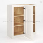 Charleston White Raised Panel 30" H Wall Blind Cabinet - Image 2