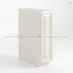 Charleston White Raised Panel Spice Pull Base Cabinet
