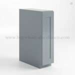 Gray Shaker Spice Pull Base Cabinet, gray kichen cabinets, rta cabinets