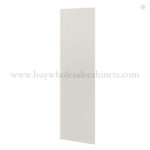 Charleston White Raised Panel Refrigerator End Panel
