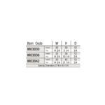 item code M03030 M03036 M03042