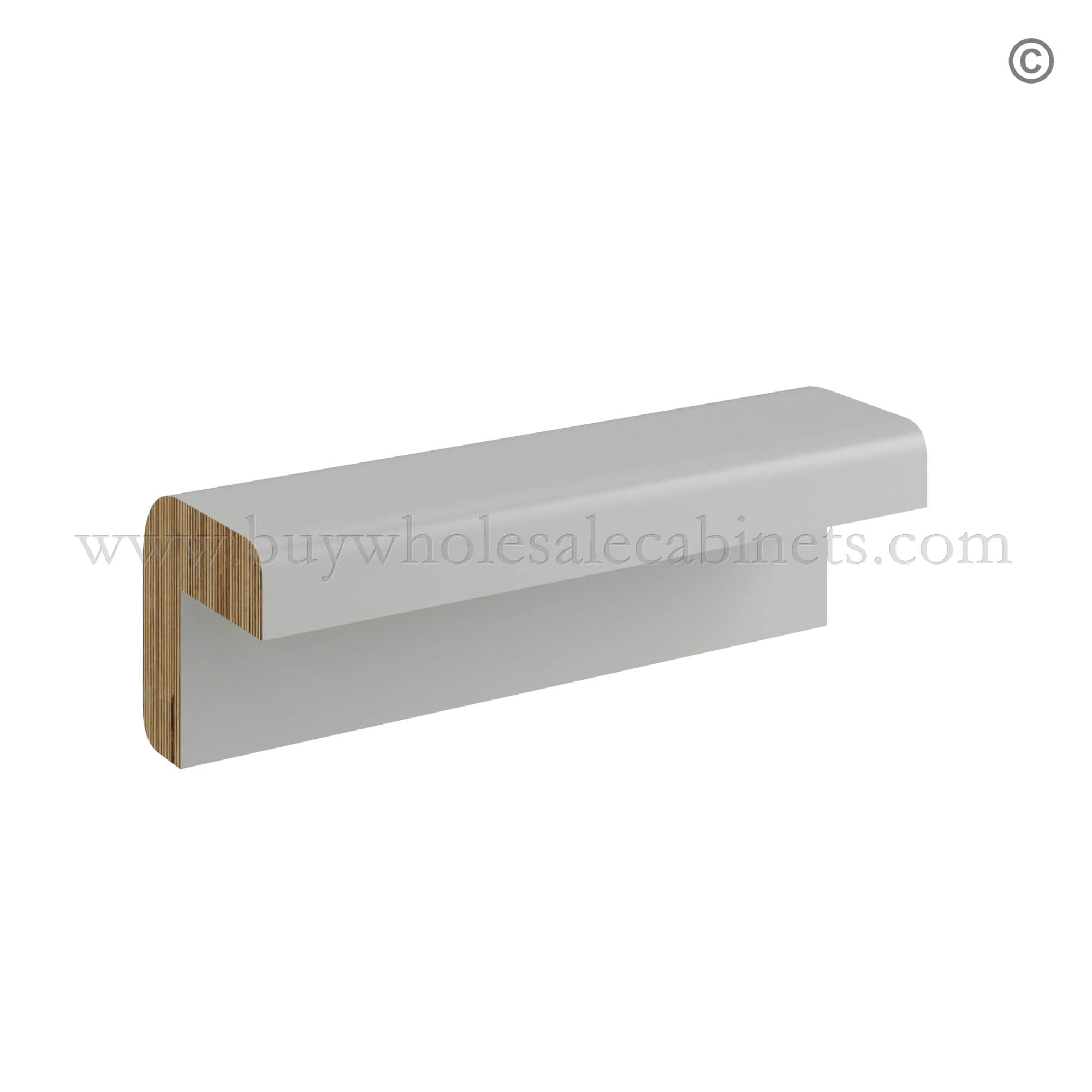 Dorian Gray Shaker Outside Corner Molding, dorian gray cabinets, rta cabinets, wholesale cabinets