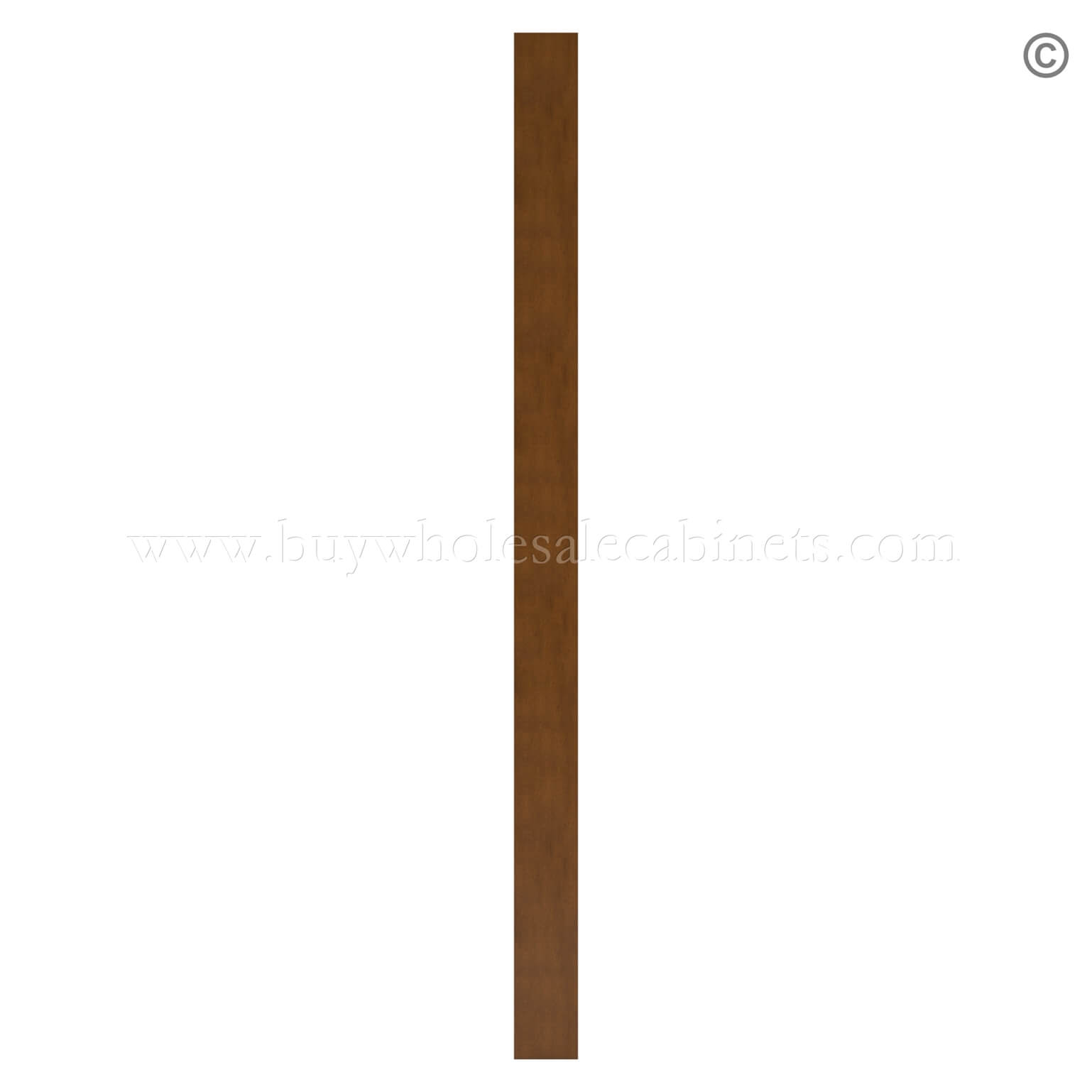 Frameless Classic Chestnut Wall Filler