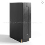 Charcoal Black Shaker Full Height Door Base Cabinets Single Door