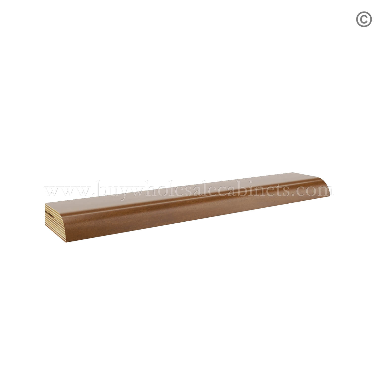 Frameless Classic Chestnut Scribe Molding