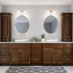classic chestnut base cabinet